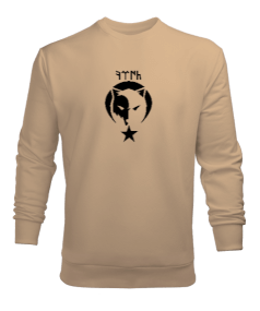 BOZKURT GÖKTÜRKÇE TÜRK YAZILI ÖZEL TASARIM Erkek Sweatshirt - Tisho