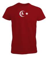 Bozkurt Türkiye Kırmızı Erkek Tişört - Tisho