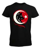 Bozkurt Türkiye Siyah Erkek Tişört - Tisho