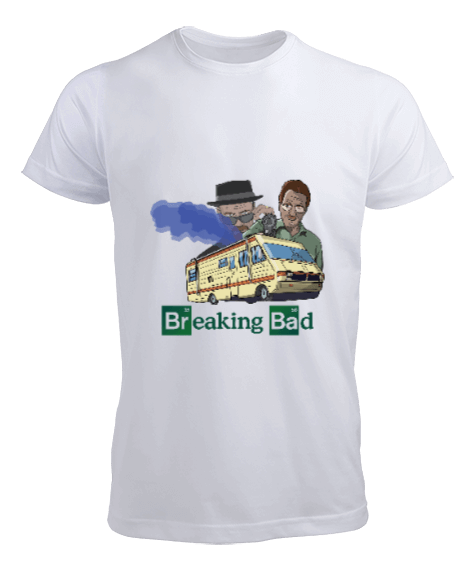 Tisho - Breaking Bad baskılı Erkek Tişört