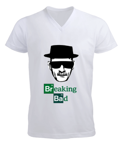 Tisho - Breaking Bad Erkek Kısa Kol V Yaka Tişört