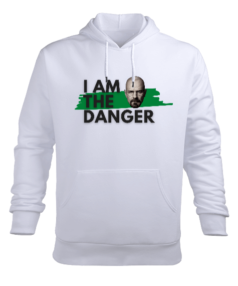 Tisho - Breaking Bad I Am The Danger Walter White Erkek Kapüşonlu Hoodie Sweatshirt