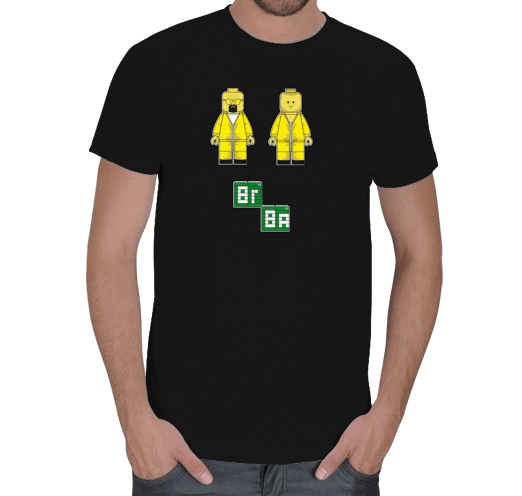Tisho - Breaking Bad- LEGO Erkek Tişört