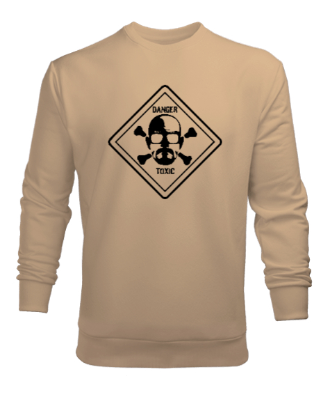 Tisho - Breaking Bad - Skull Danger Toxic Camel Erkek Sweatshirt