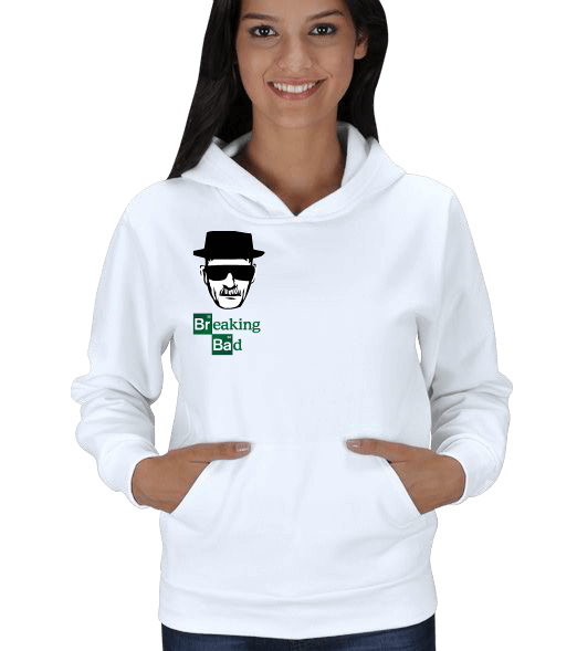 Tisho - breaking bad sweatshirt Kadın Kapşonlu