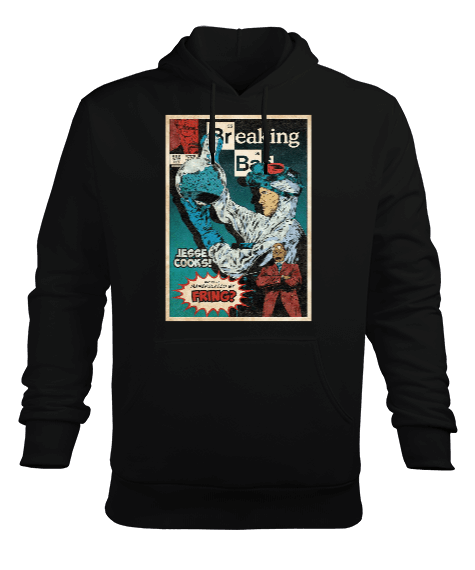 Tisho - Breaking Bad Tasarım Baskılı Erkek Kapüşonlu Hoodie Sweatshirt