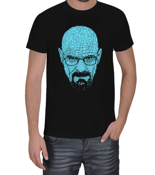 Tisho - Breaking Bad- Walter Blue Erkek Tişört