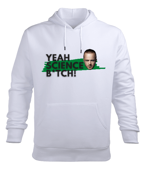 Tisho - Breaking Bad Yeah Scıence Btch Jesse Pinkman Erkek Kapüşonlu Hoodie Sweatshirt