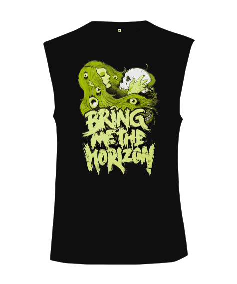 Bring Me The Horizon Rock Tasarım Baskılı Kesik Kol Unisex Tişört