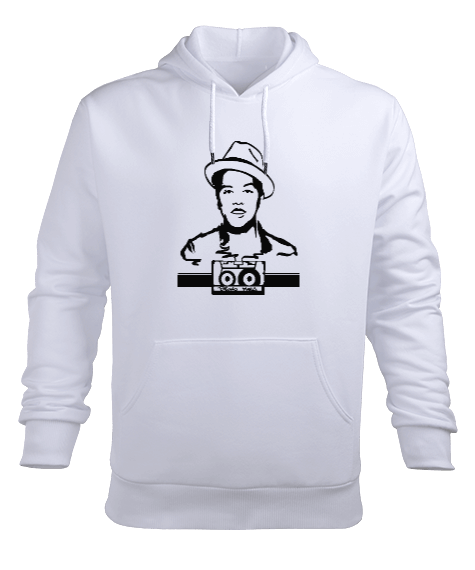 Tisho - Bruno Mars tasarımlı sweatshirt Erkek Kapüşonlu Hoodie Sweatshirt
