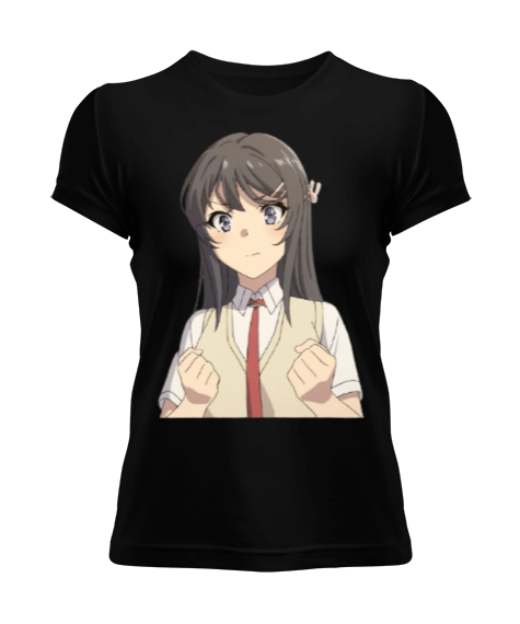 Tisho - Bunny Girl Senpai Mai Sakurajima Kadın Tişört