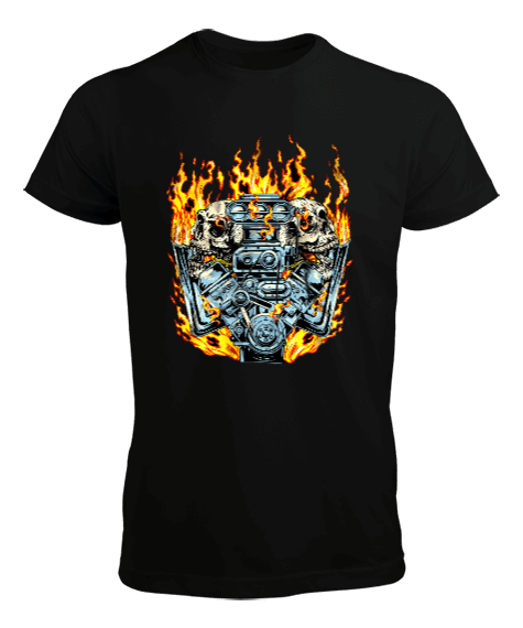 Tisho - Burning Engine Erkek Tişört