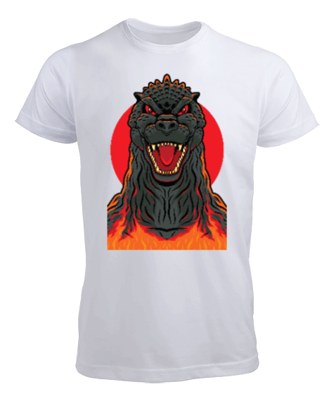 Tisho - Burning Godzilla Erkek Tişört
