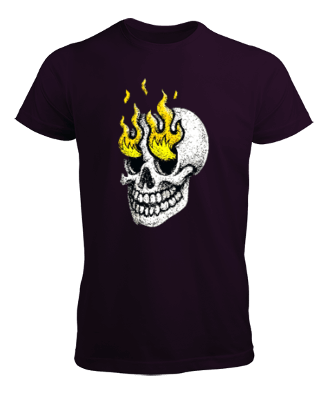 Tisho - Burning Skull Erkek Tişört