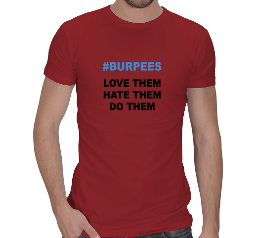 Tisho - BURPEES Erkek Regular Kesim Tişört
