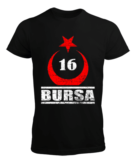 Tisho - bursa şehir,Türkiye,Türkiye bayrağı. Erkek Tişört