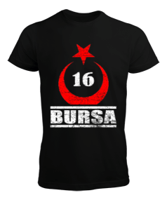 Tisho - bursa şehir,Türkiye,Türkiye bayrağı. Erkek Tişört