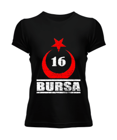 bursa şehir,Türkiye,Türkiye bayrağı. Kadın Tişört - Tisho