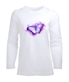 butterfly Kadın Uzun Kol Tişört - Tisho