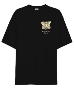 Butterfly Oversize Unisex Tişört - Tisho