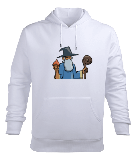 Tisho - Büyücü Erkek Kapüşonlu Hoodie Sweatshirt