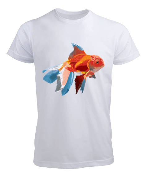 Tisho - büyük japon balığı baskılı erkek tişört Erkek Tişört
