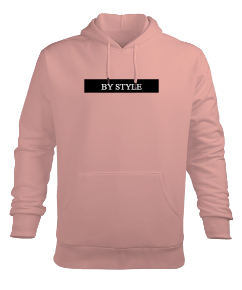 Tisho - BY STYLE YAZILI ERKEK SWEATSHIRT Erkek Kapüşonlu Hoodie Sweatshirt