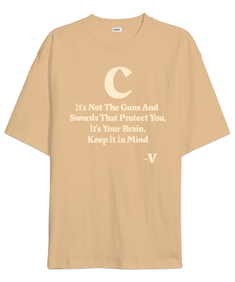 Tisho - C-V Oversize Unisex Tişört