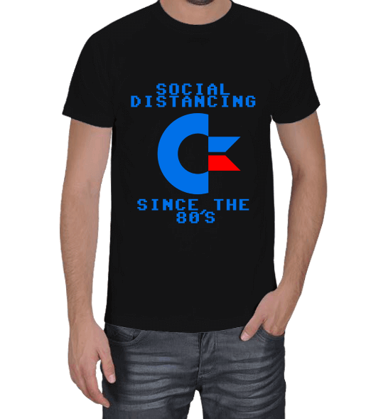 Tisho - C64 Social Distancing Erkek Tişört