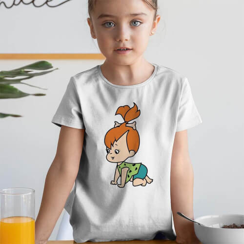 Çakmaktaş Kız Çocuk Tişört - Tekli Kombin - Thumbnail