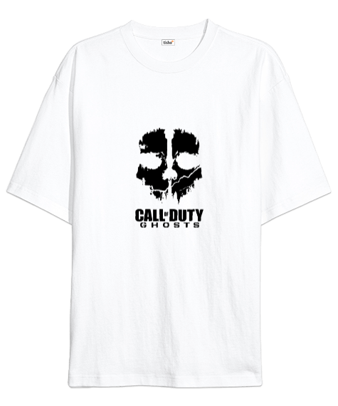 Tisho - Call Of Duty logolu Oversize Unisex Tişört