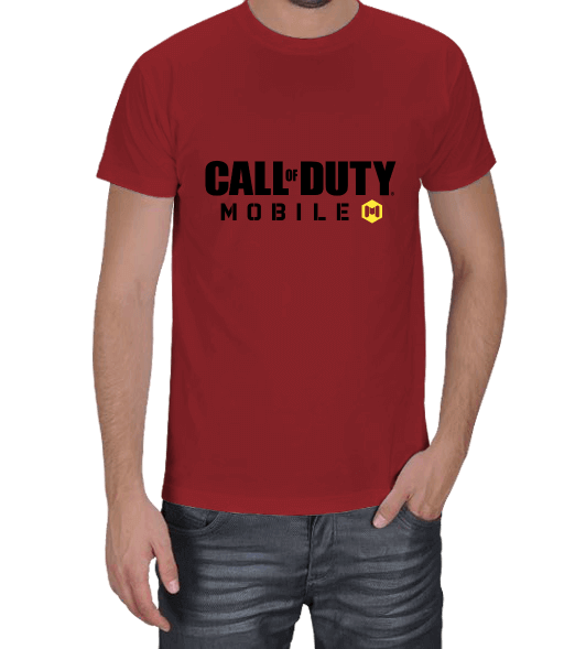 Tisho - Call of Duty Mobile Kırmızı Renk Erkek Tişört