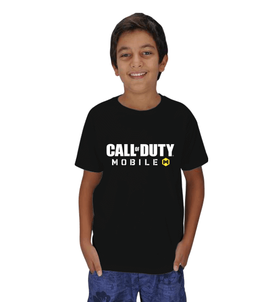 Tisho - Call of Duty Mobile Siyah Renk2 Çocuk Unisex
