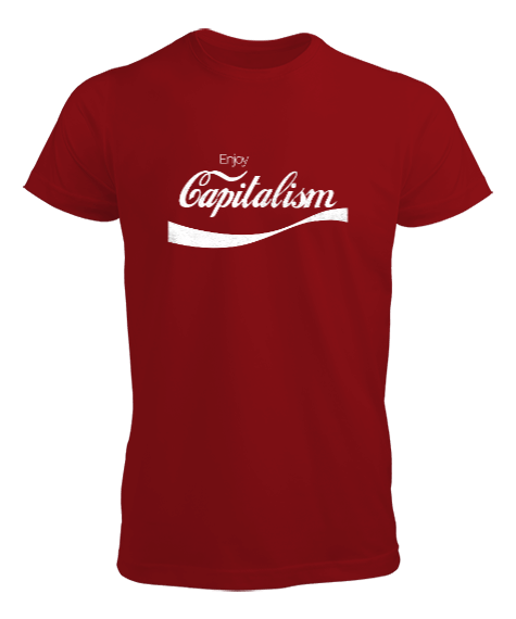 Tisho - Capitalism - Beyaz Erkek Tişört