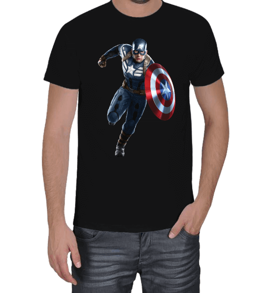 Tisho - Captain America Erkek Tişört