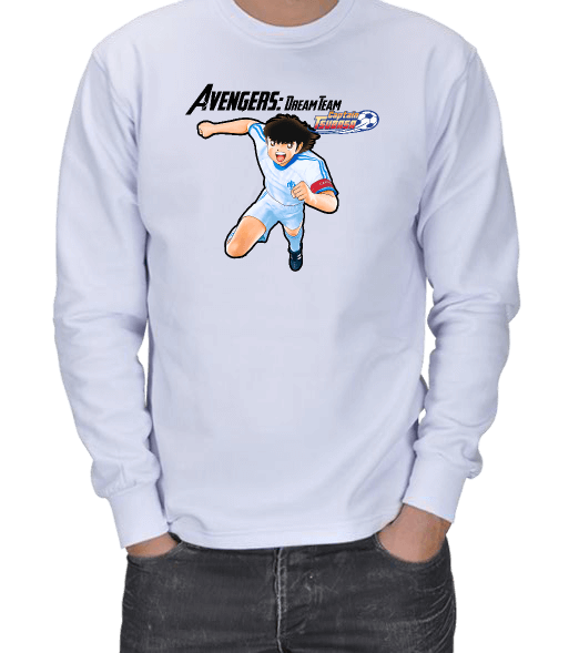 Tisho - Captain Tsubasa Avengerz ERKEK SWEATSHIRT