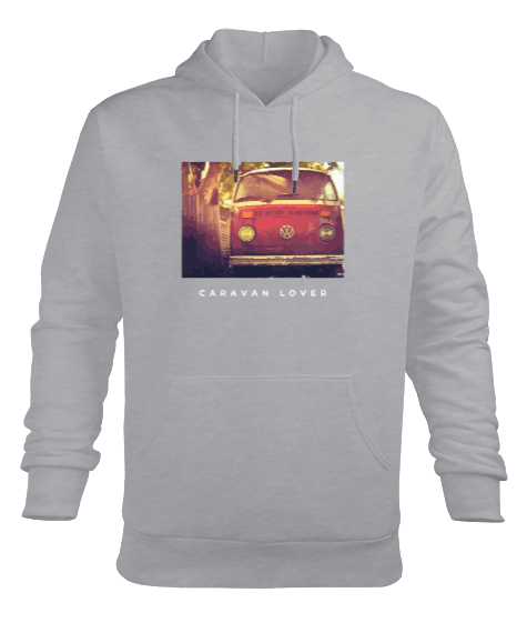 Tisho - Caravan Lover Erkek Kapüşonlu Hoodie Sweatshirt