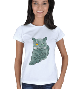 Tisho - cat Kadın Tişört