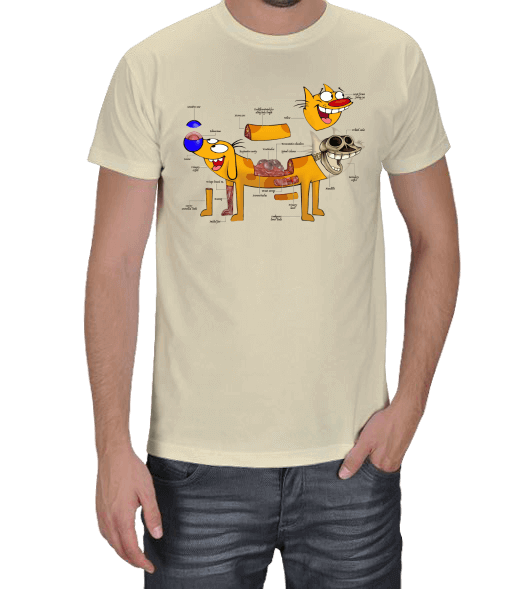 Tisho - CatDog Erkek Tişört