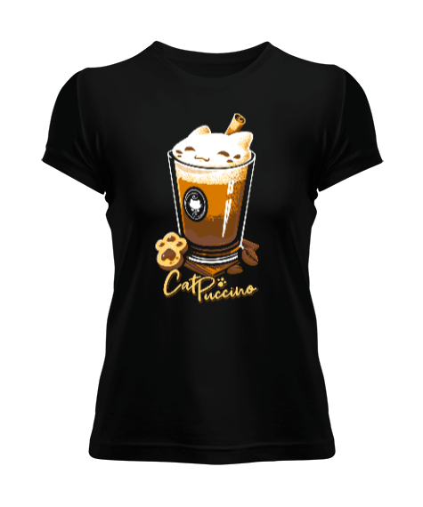 Tisho - Catpuccino Kadın Tişört