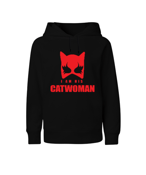 Tisho - Catwoman Çocuk Unisex Hoodie Kapüşonlu