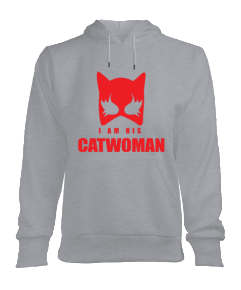 Tisho - catwoman kadın sweatshirt Kadın Kapşonlu Hoodie Sweatshirt