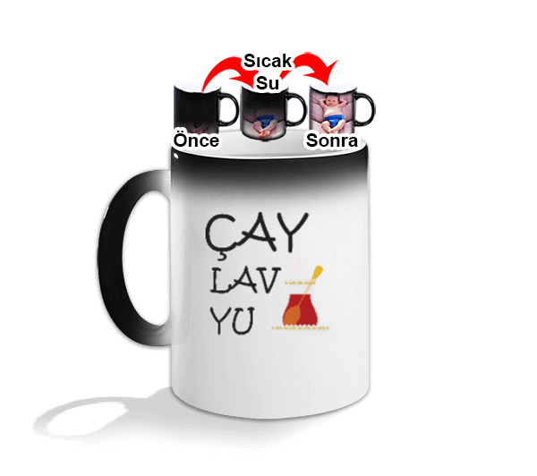 Tisho - ÇAY AŞKI Sihirli Kupa Bardak