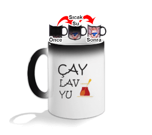 Çay lav yu Sihirli Kupa Bardak - Thumbnail