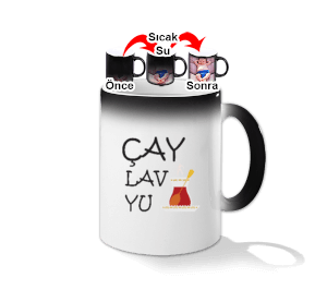 Çay lav yu Sihirli Kupa Bardak - Thumbnail