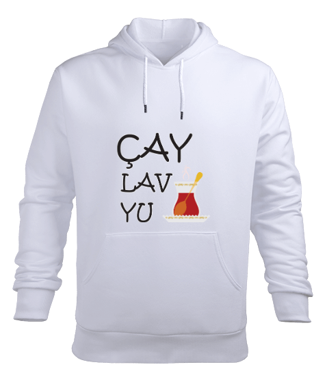 Tisho - ÇAYLAVYU Erkek Kapüşonlu Hoodie Sweatshirt