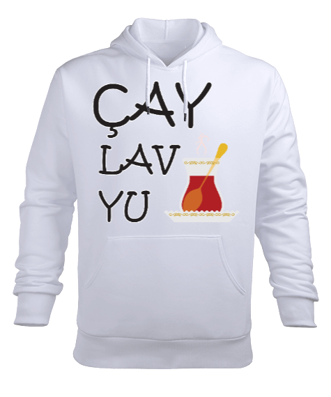 Tisho - Caylavyu Erkek Kapüşonlu Hoodie Sweatshirt