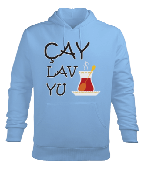 Tisho - Çaylavyu Erkek Kapüşonlu Hoodie Sweatshirt