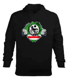 Çeçen,Çeçen bayrağı,Çeçen logosu. Erkek Kapüşonlu Hoodie Sweatshirt - Tisho