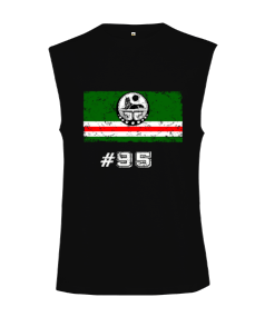 Çeçenistan Bayrağı Bu aile mirası bayrağıyla Çeçen kökenlerinizle gurur duyduğunuzu gösterin. Kesik Kol Unisex Tişört - Tisho